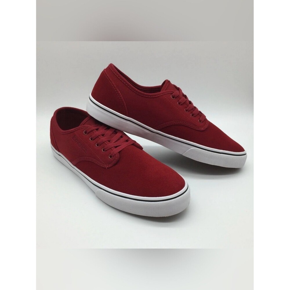 Emerica Men's Low-Top Sneakers in Burgundy Red size 7
